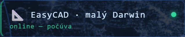 Presence karta: EasyCAD &middot; mal&yacute; Darwin &mdash; online