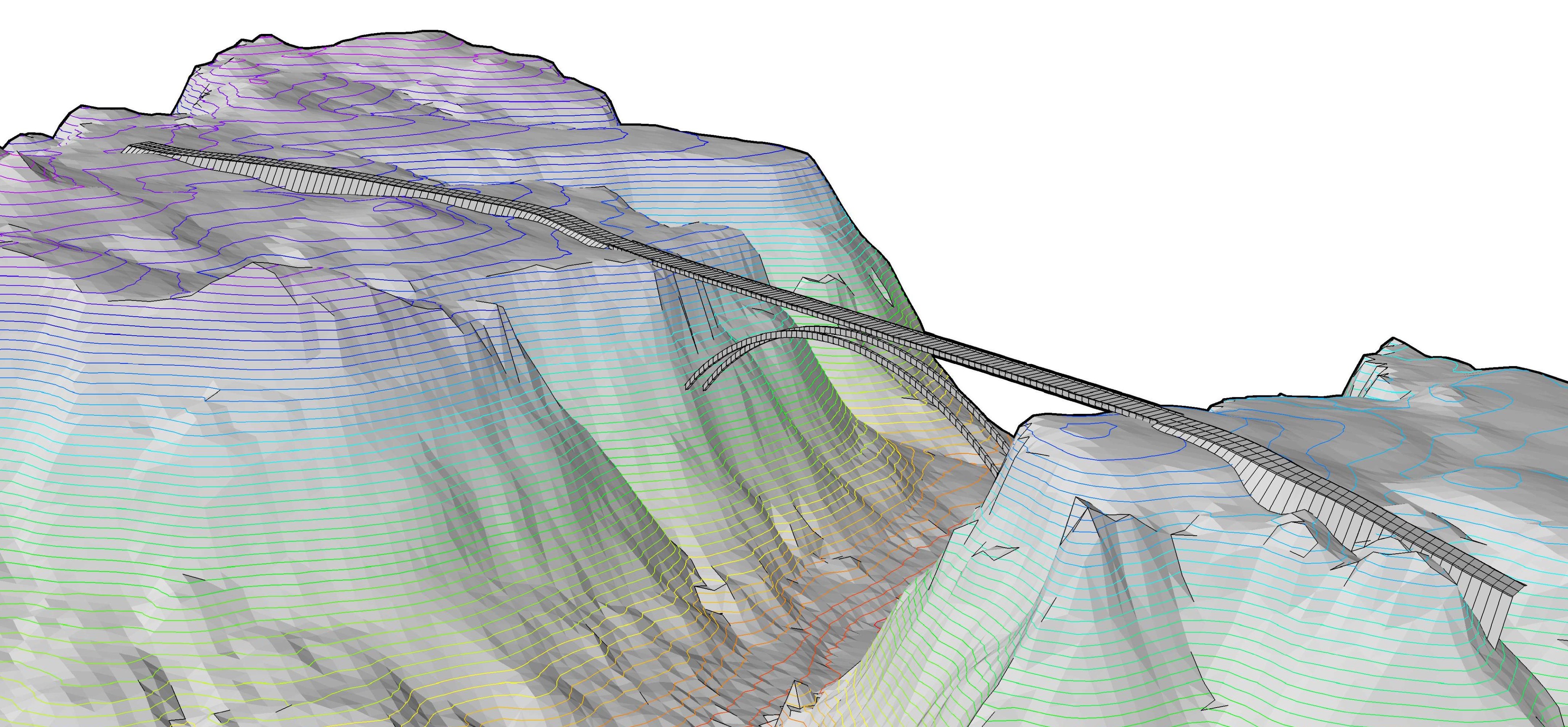 DTM / Analýza mostovky