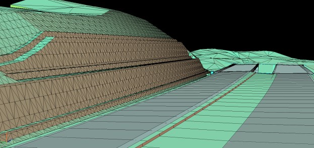 DTM Analýza mostovky